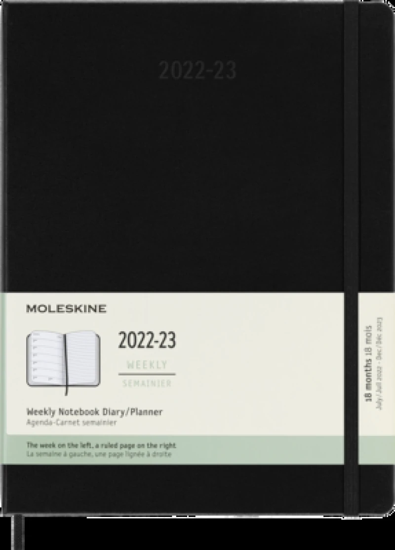 MOLESKINE 2023 18MONTH WEEKLY EXTRA LARG