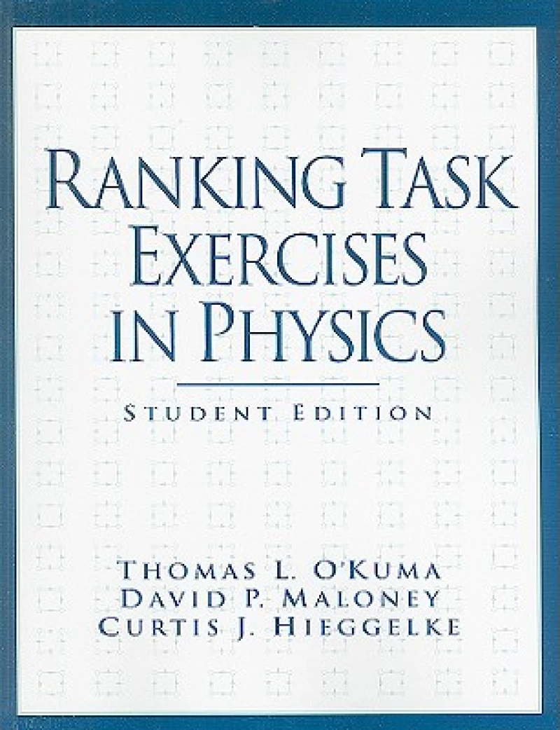 Ranking Task Exercises in Physics