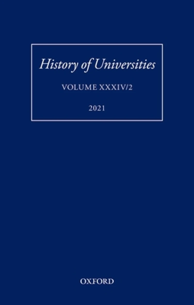 History of Universities: Volume XXXIV/2