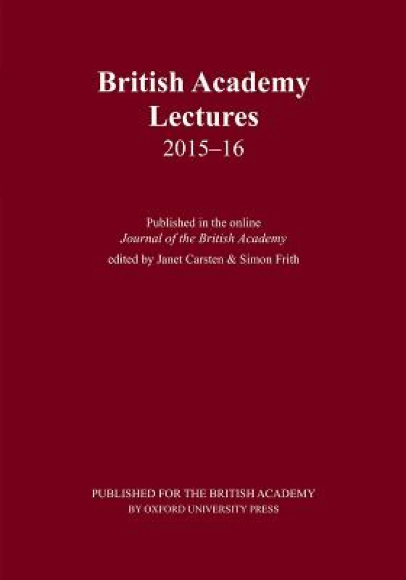 British Academy Lectures, 2015-16