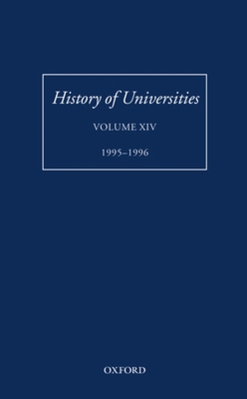 History of Universities: Volume XIV: 1995-1996