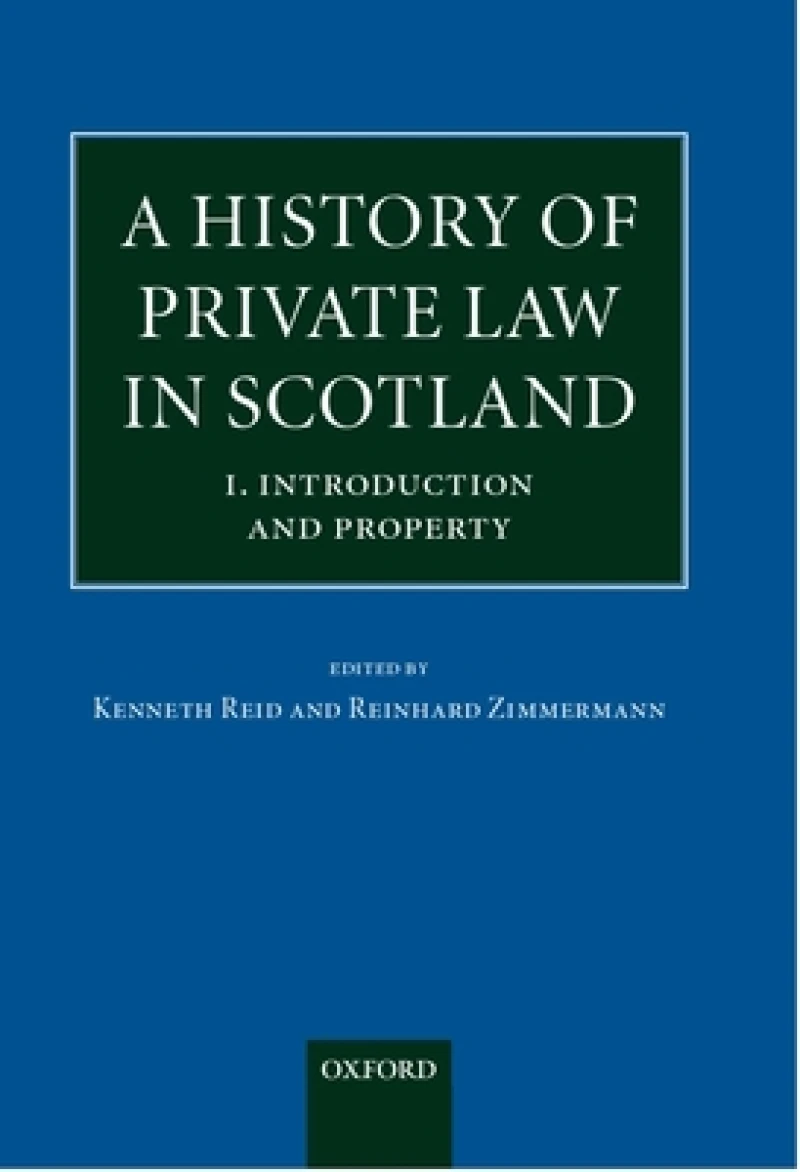 A History of Private Law in Scotland