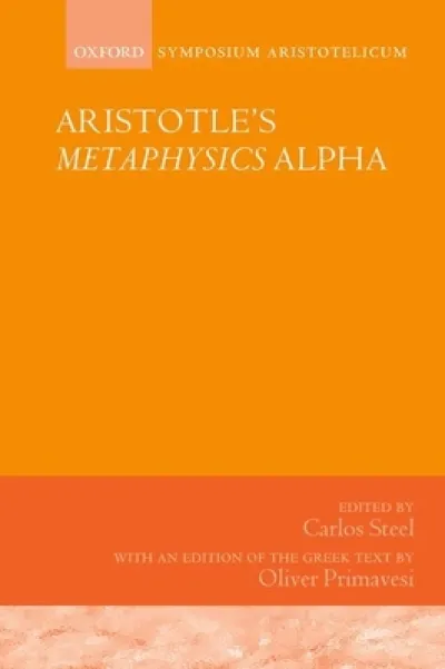 Aristotle's Metaphysics Alpha