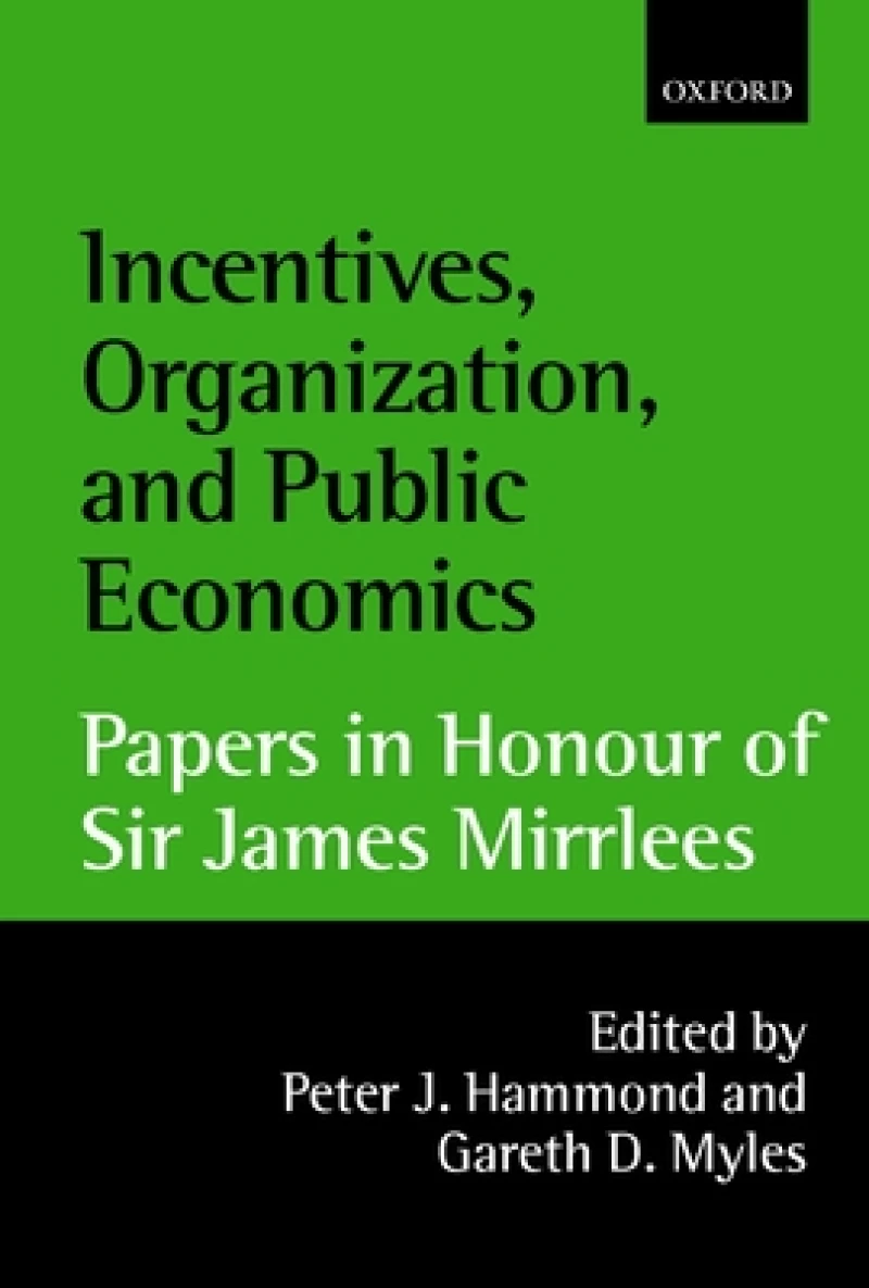 Incentives, Organization, and Public Economics