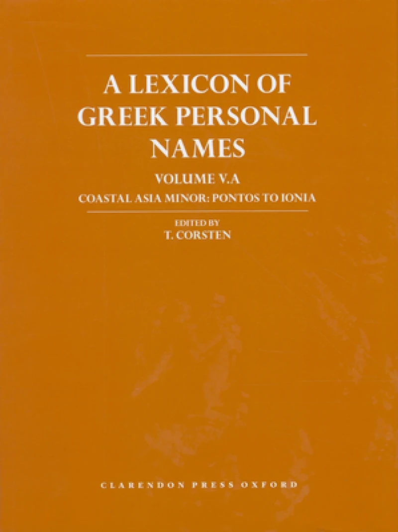 A Lexicon of Greek Personal Names