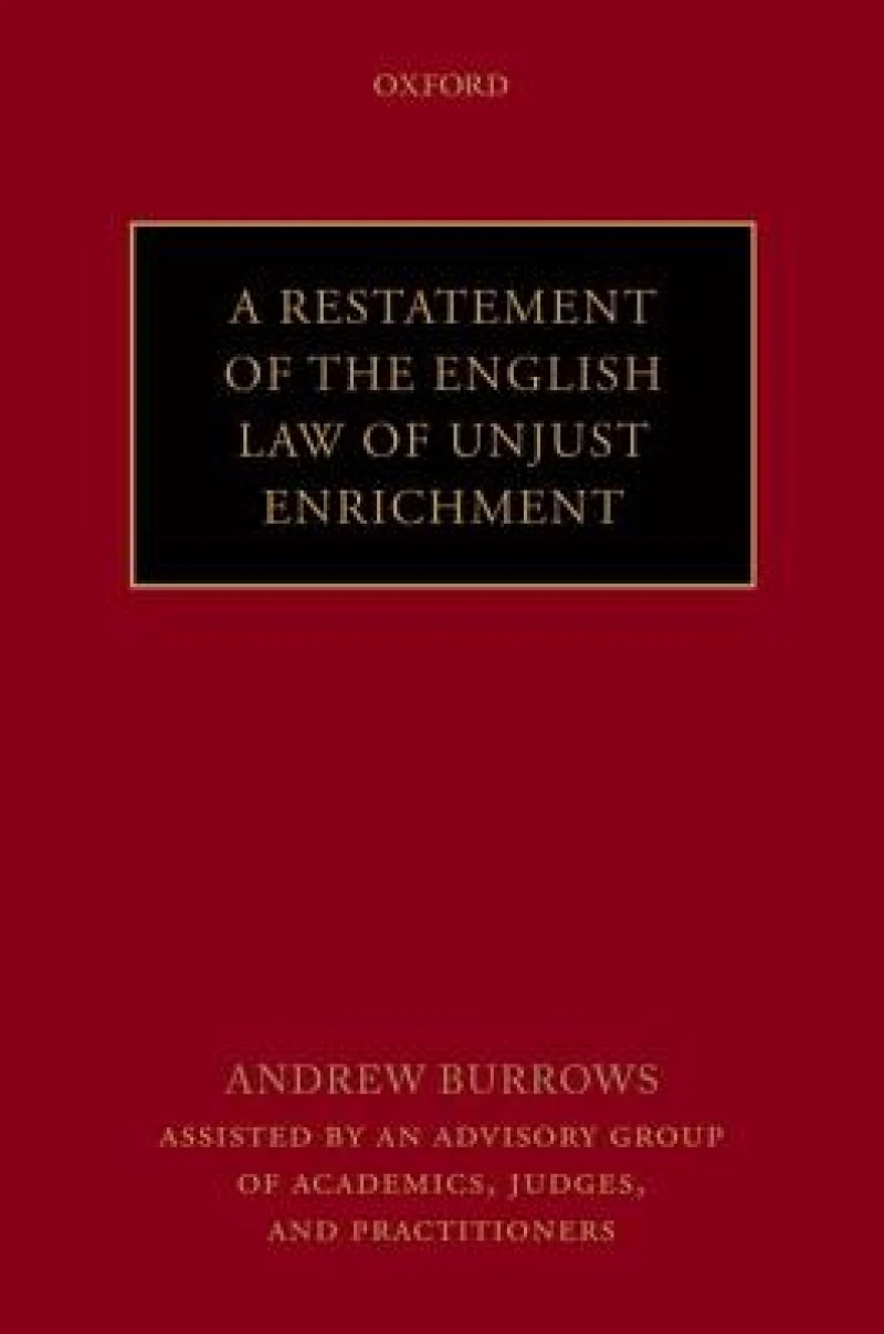 A Restatement of the English Law of Unjust Enrichment