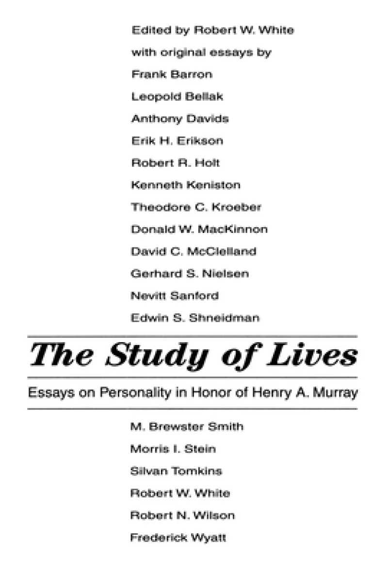 The Study of Lives