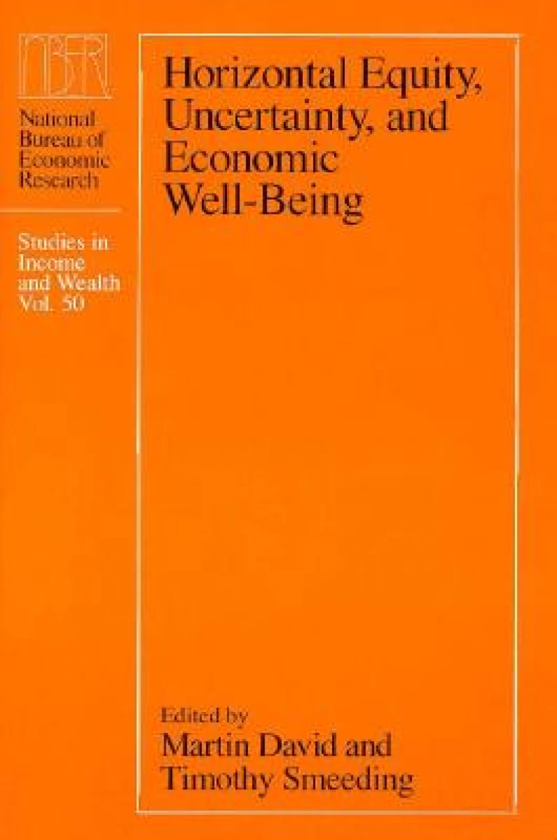 Horizontal Equity, Uncertainty, and Economic Well-being