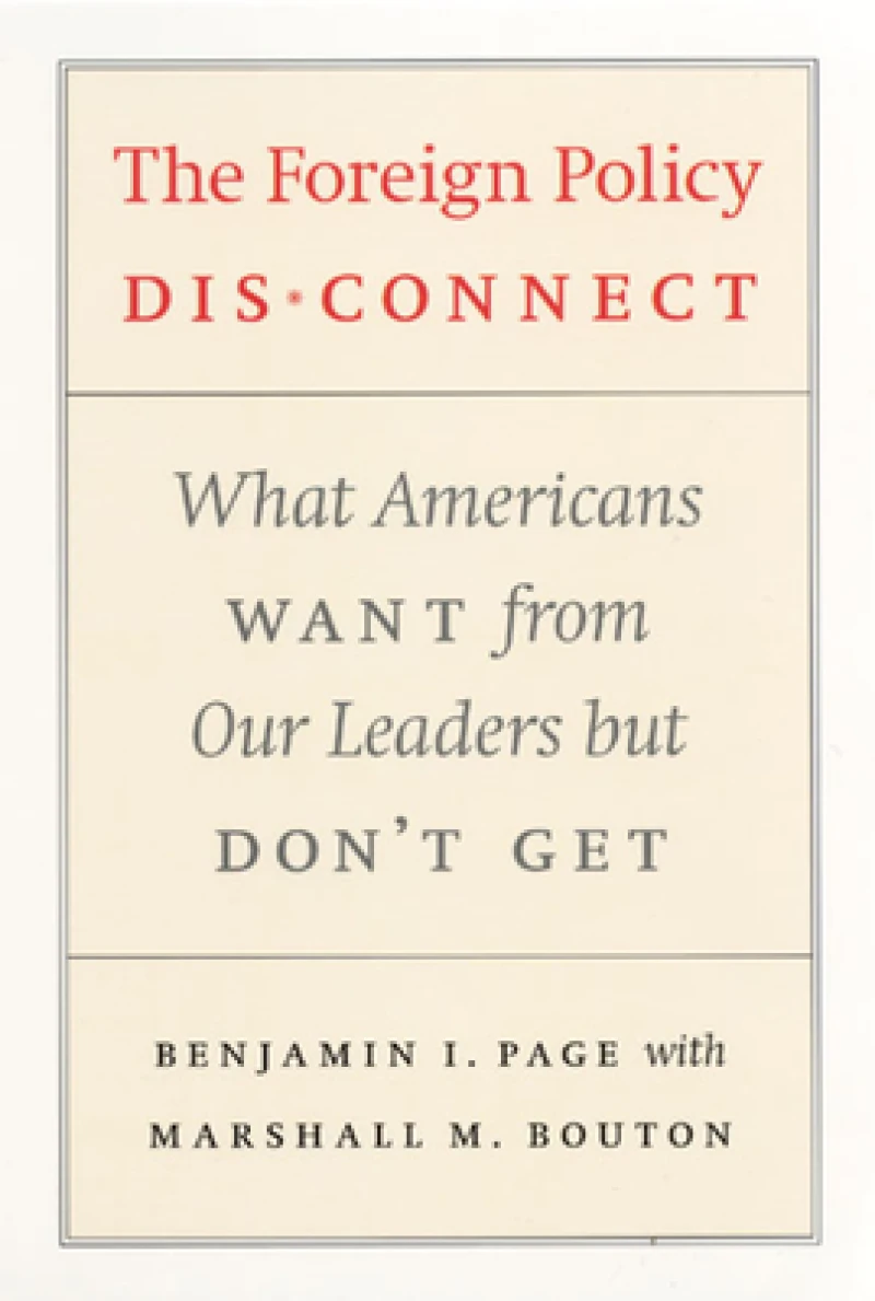 The Foreign Policy Disconnect