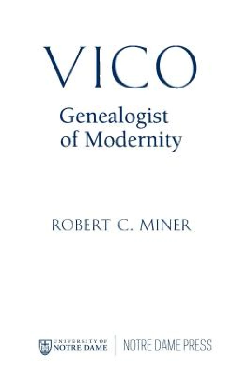 Vico, Genealogist of Modernity