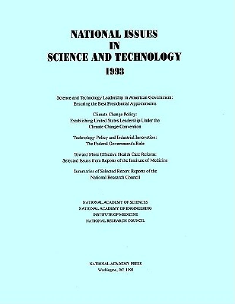 National Issues in Science and Technology 1993