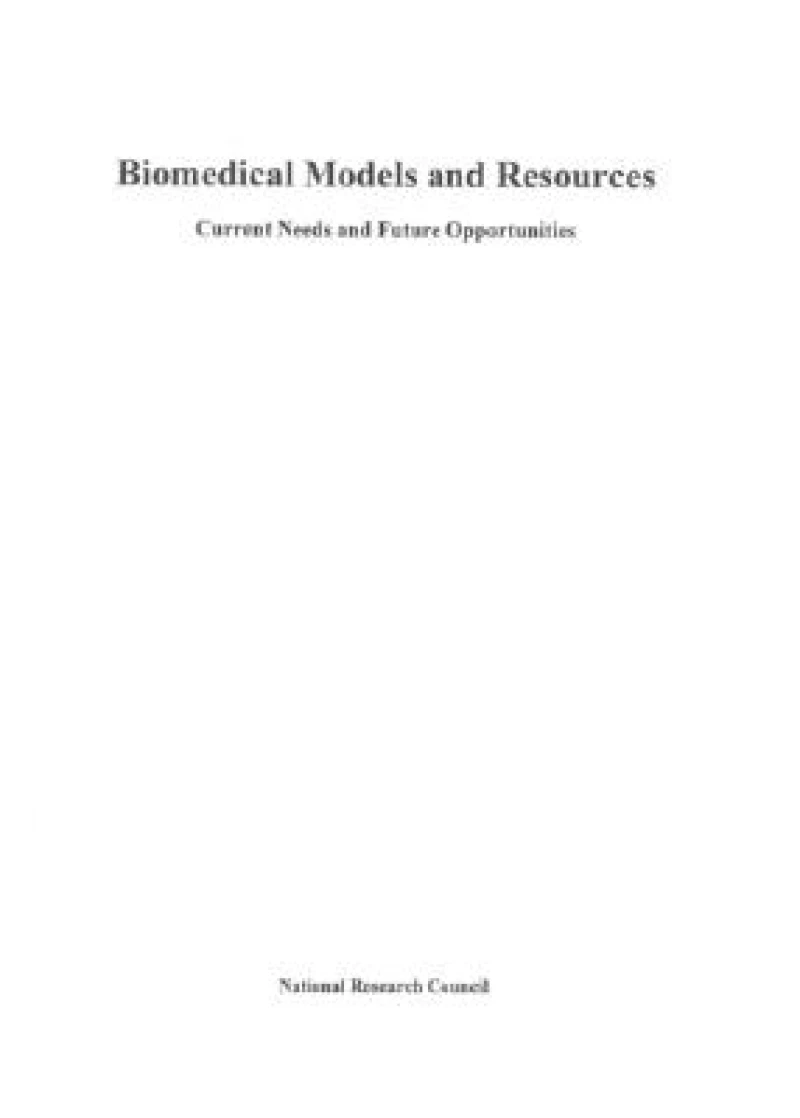 Biomedical Models and Resources