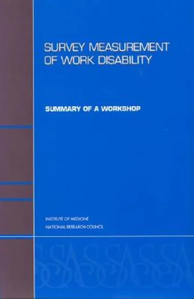 Survey Measurement of Work Disability