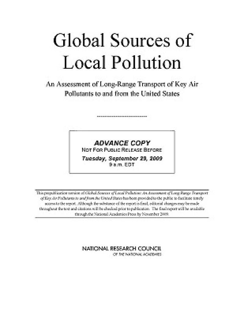 Global Sources of Local Pollution