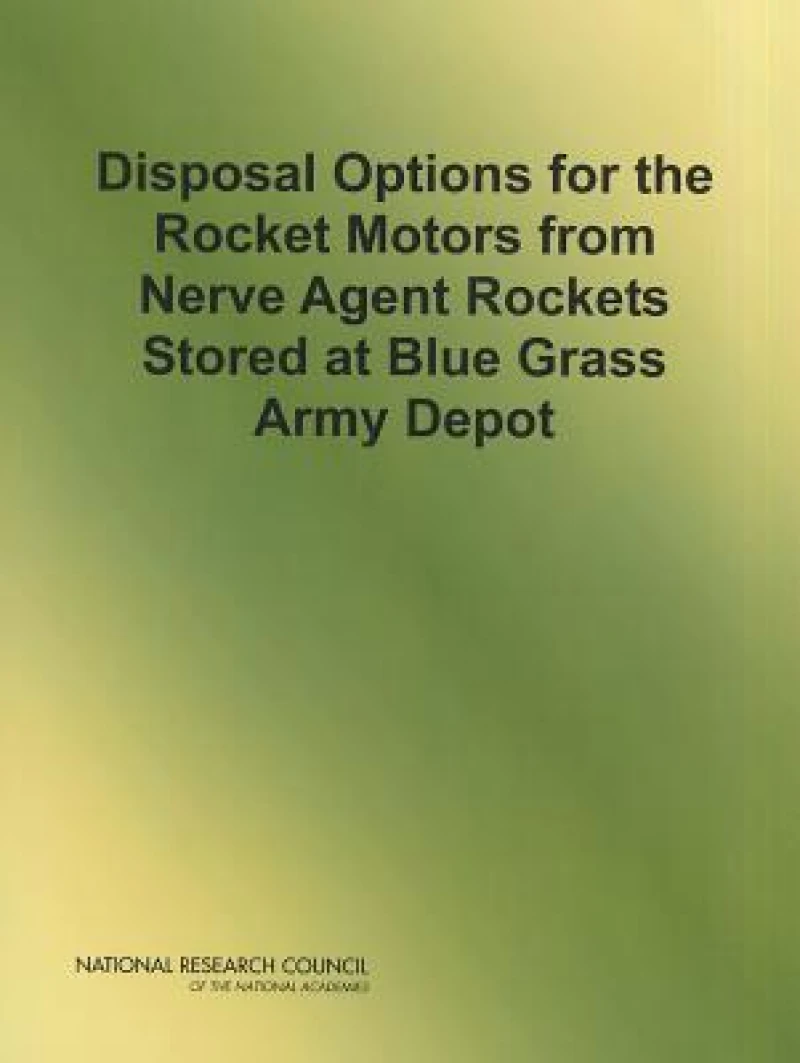 Disposal Options for the Rocket Motors From Nerve Agent Rockets Stored at Blue Grass Army Depot
