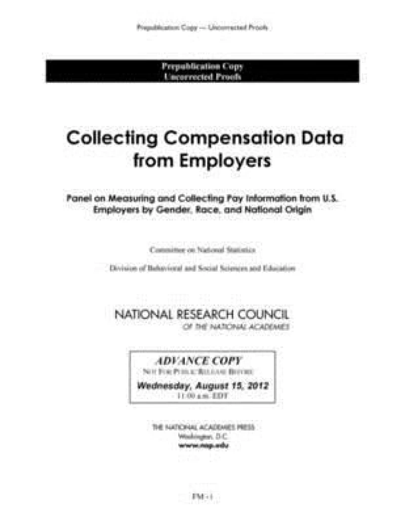 Collecting Compensation Data from Employers