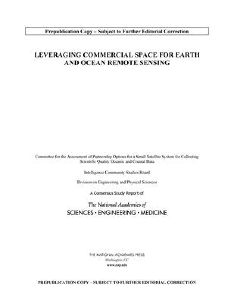 Leveraging Commercial Space for Earth and Ocean Remote Sensing