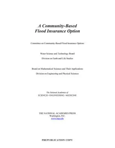 A Community-Based Flood Insurance Option