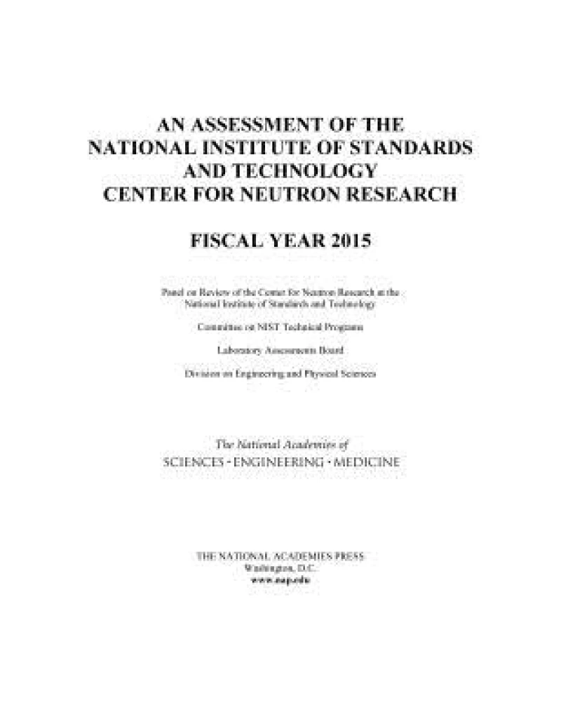 An Assessment of the National Institute of Standards and Technology Center for Neutron Research