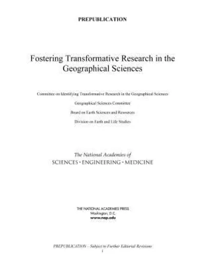 Fostering Transformative Research in the Geographical Sciences