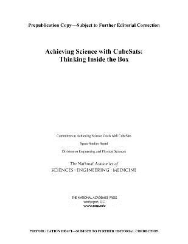 Achieving Science with CubeSats