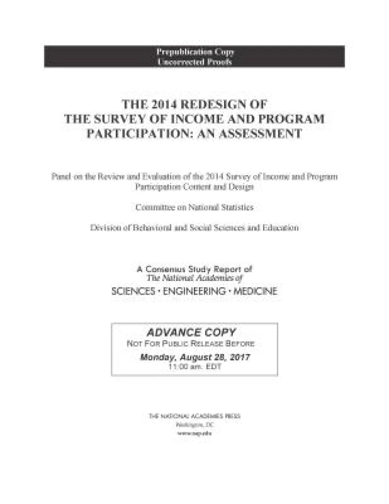 The 2014 Redesign of the Survey of Income and Program Participation