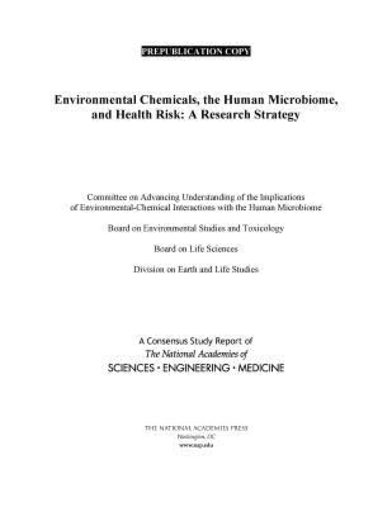 Environmental Chemicals, the Human Microbiome, and Health Risk