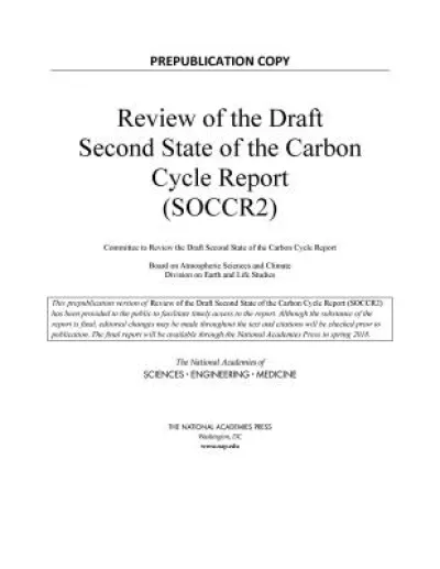 Review of the Draft Second State of the Carbon Cycle Report (SOCCR2)