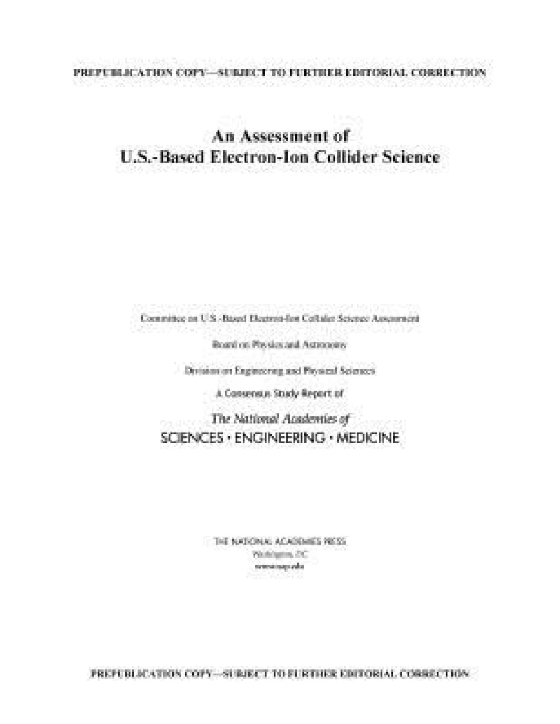 An Assessment of U.S.-Based Electron-Ion Collider Science