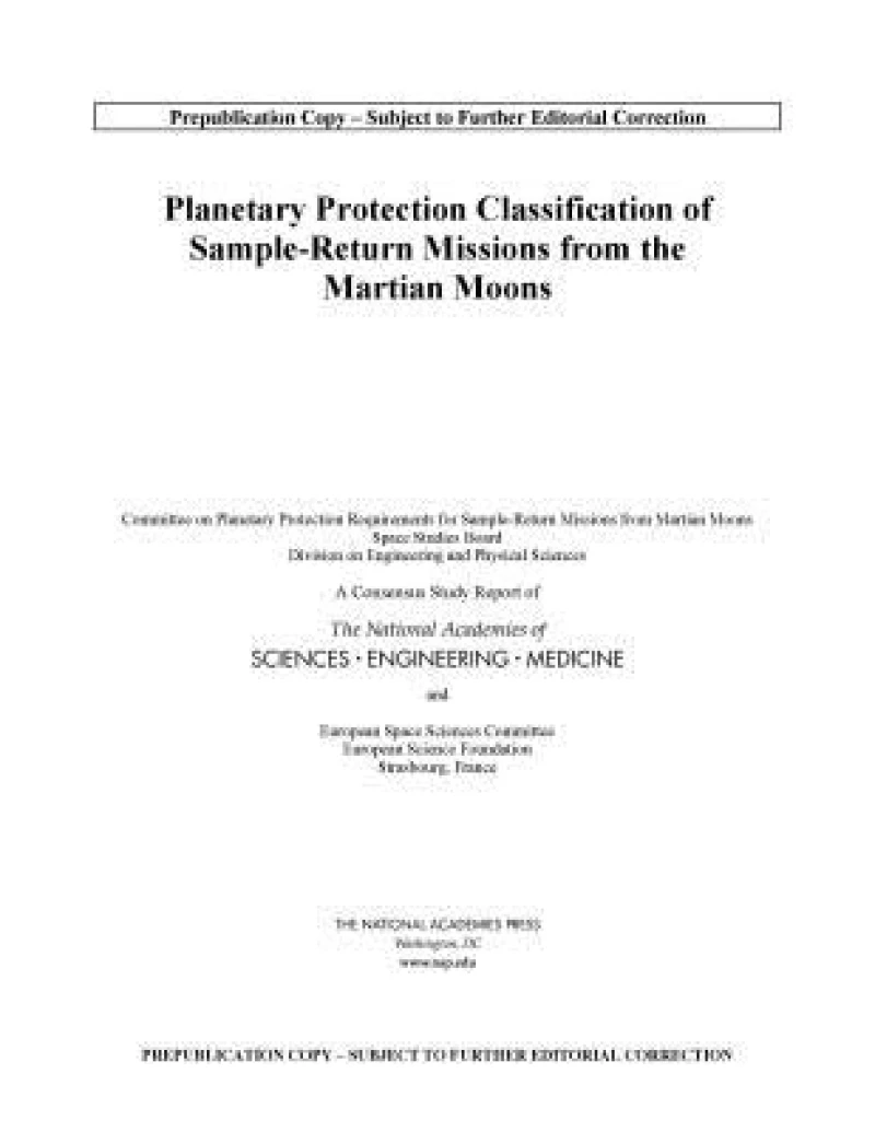Planetary Protection Classification of Sample Return Missions from the Martian Moons