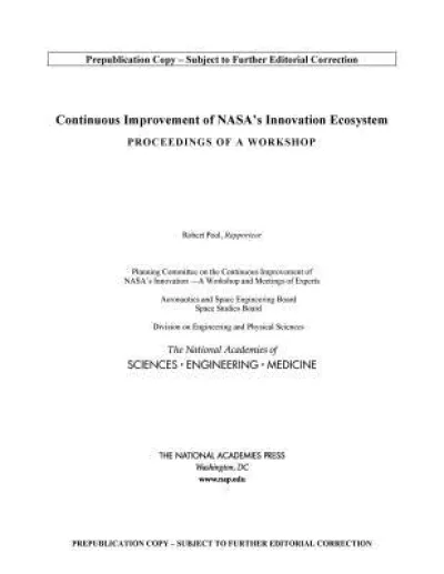 Continuous Improvement of NASA's Innovation Ecosystem