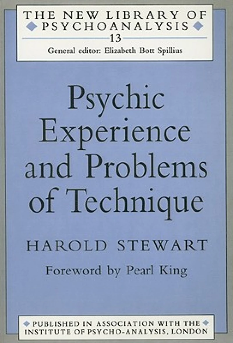 Psychic Experience and Problems of Technique