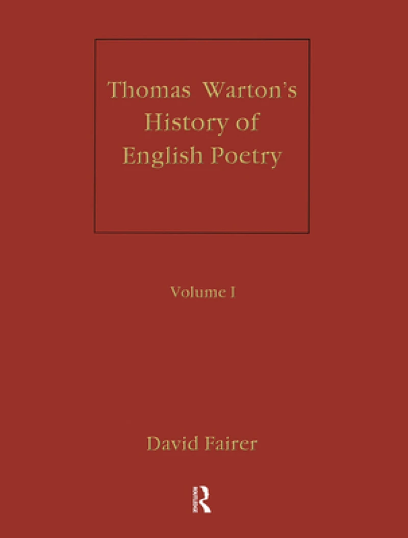 Warton's History of English Poetry