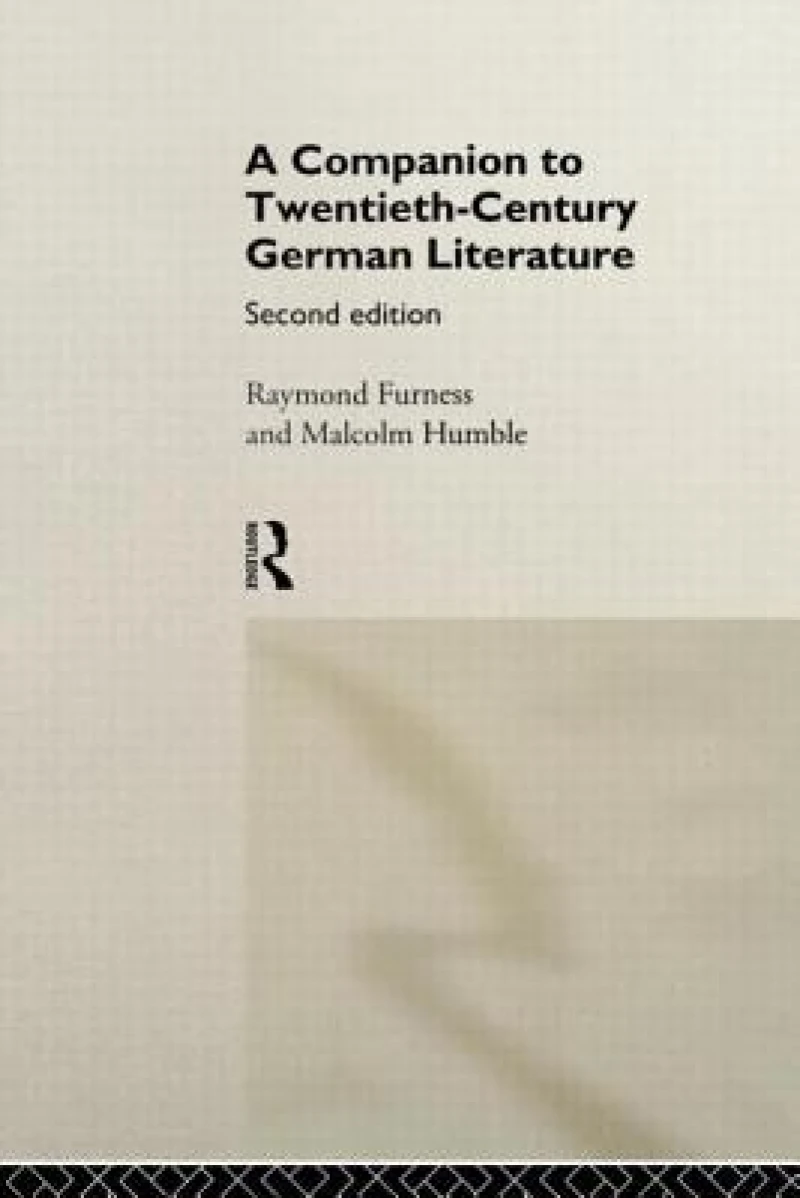 A Companion to Twentieth-Century German Literature