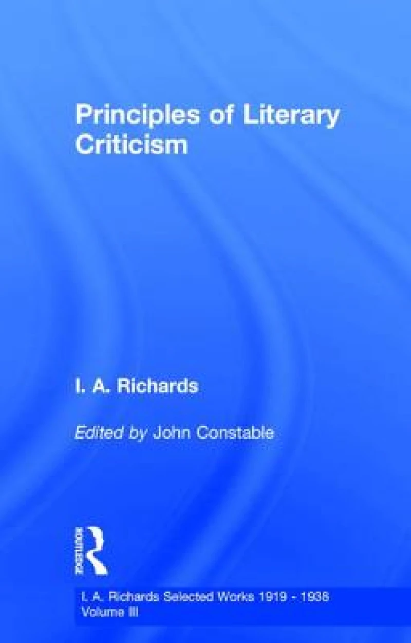 Principles of Literary Criticism V3