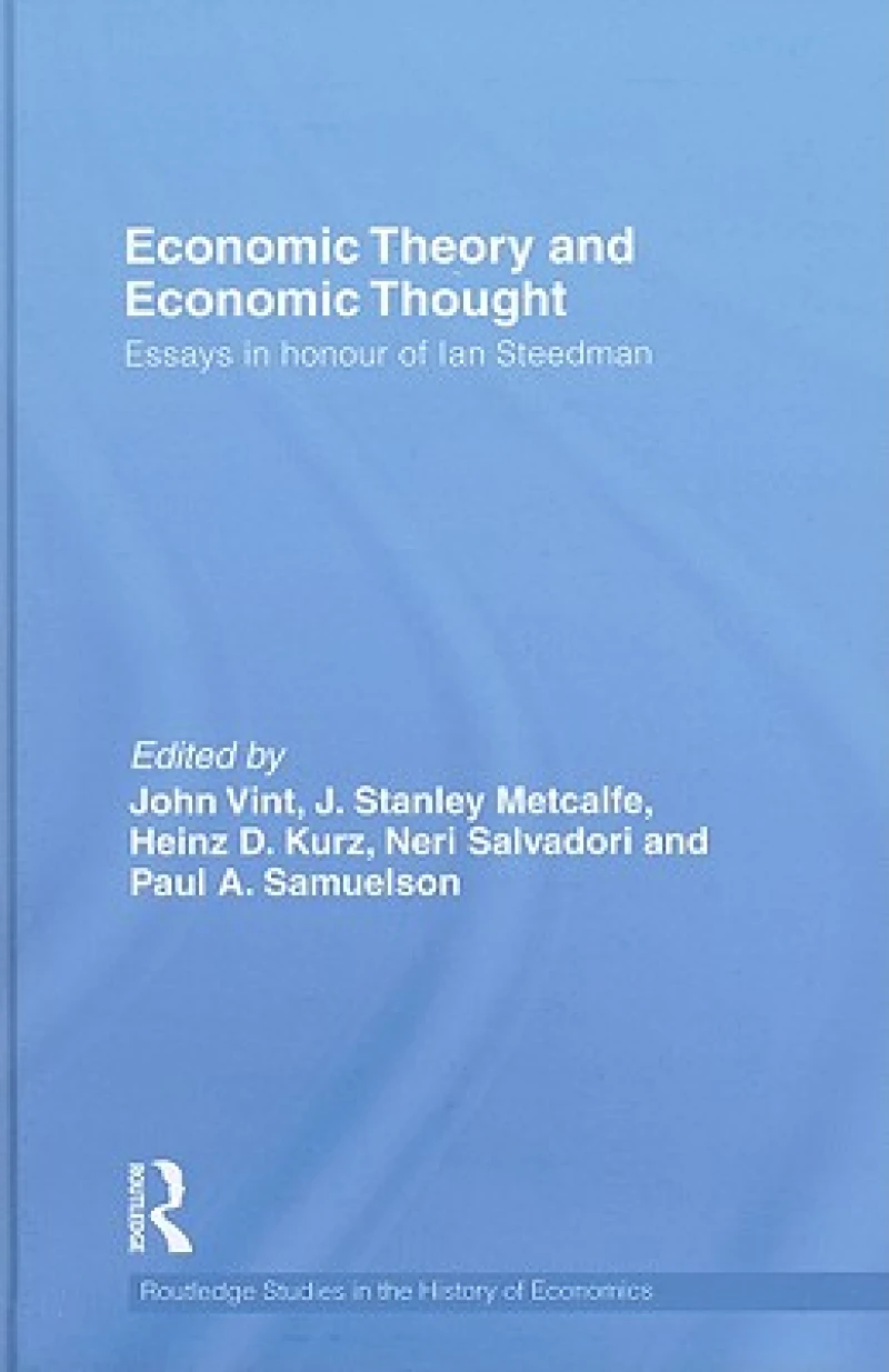 Economic Theory and Economic Thought