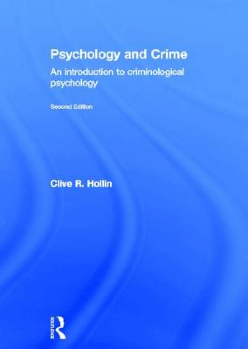 Psychology and Crime