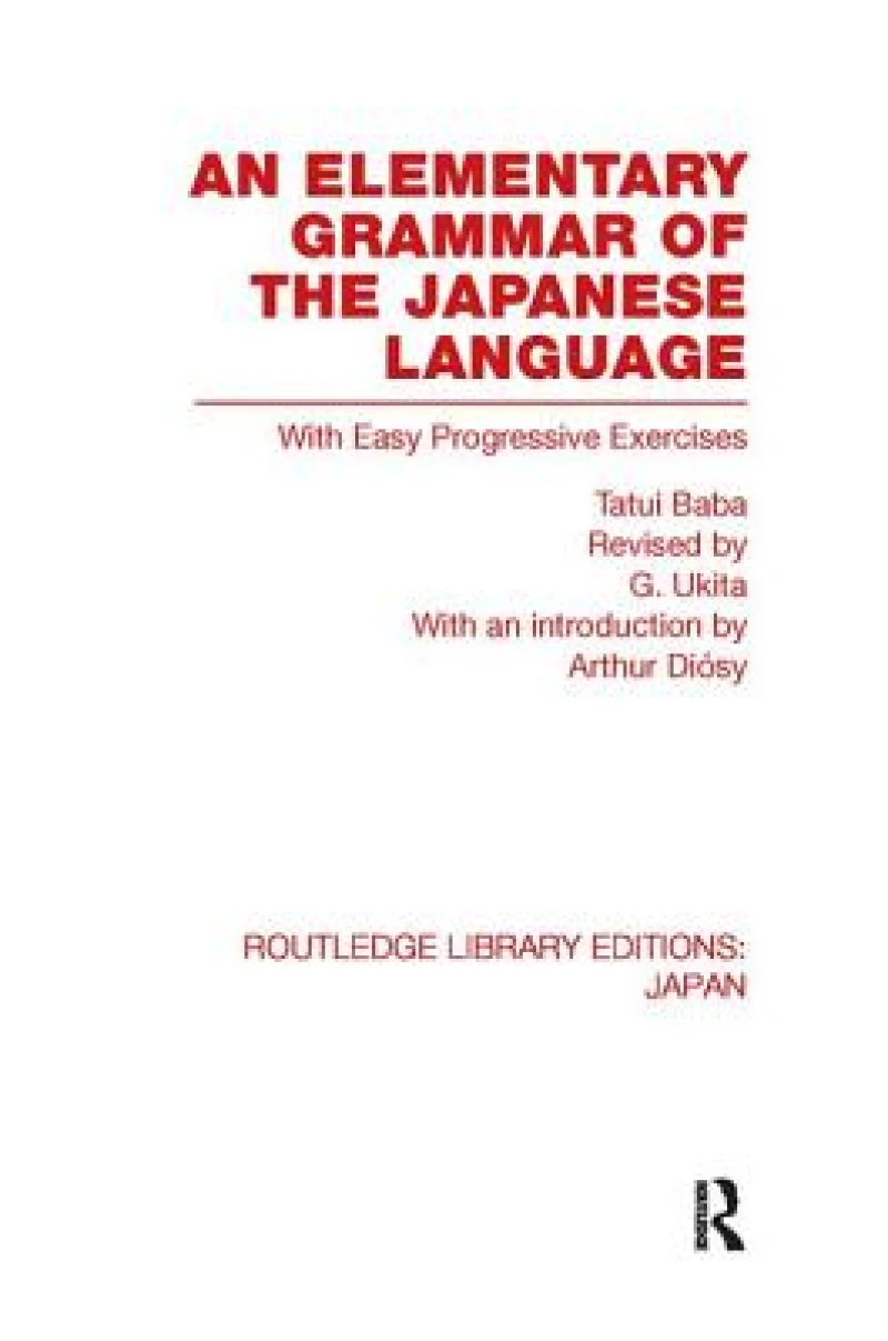 An Elementary Grammar of the Japanese Language
