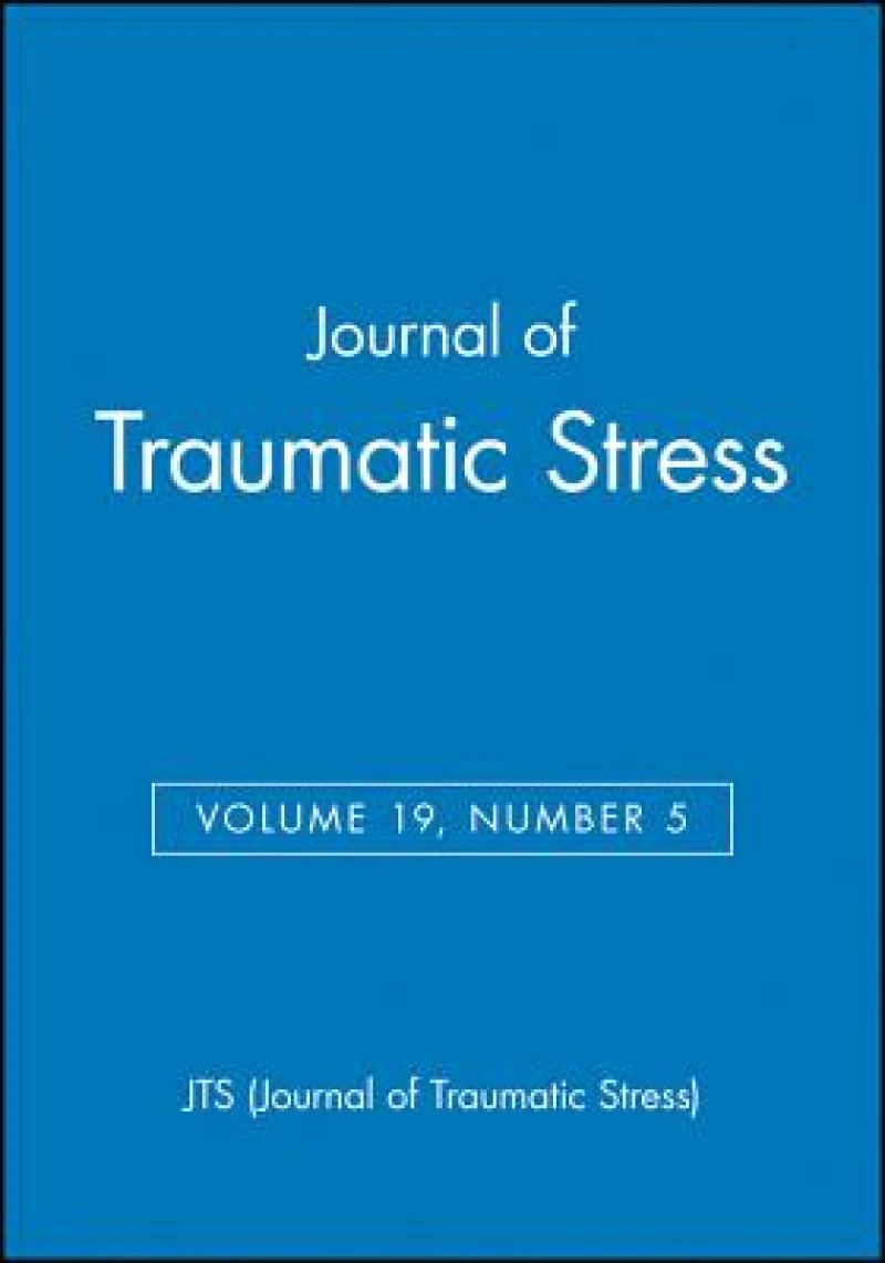 Journal of Traumatic Stress, Volume 19, Number 5