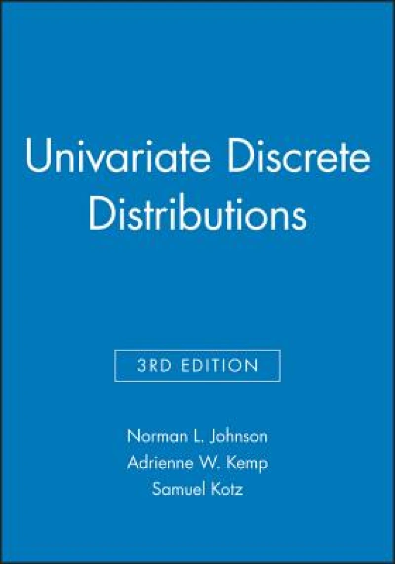 Univariate Discrete Distributions, 3e Set