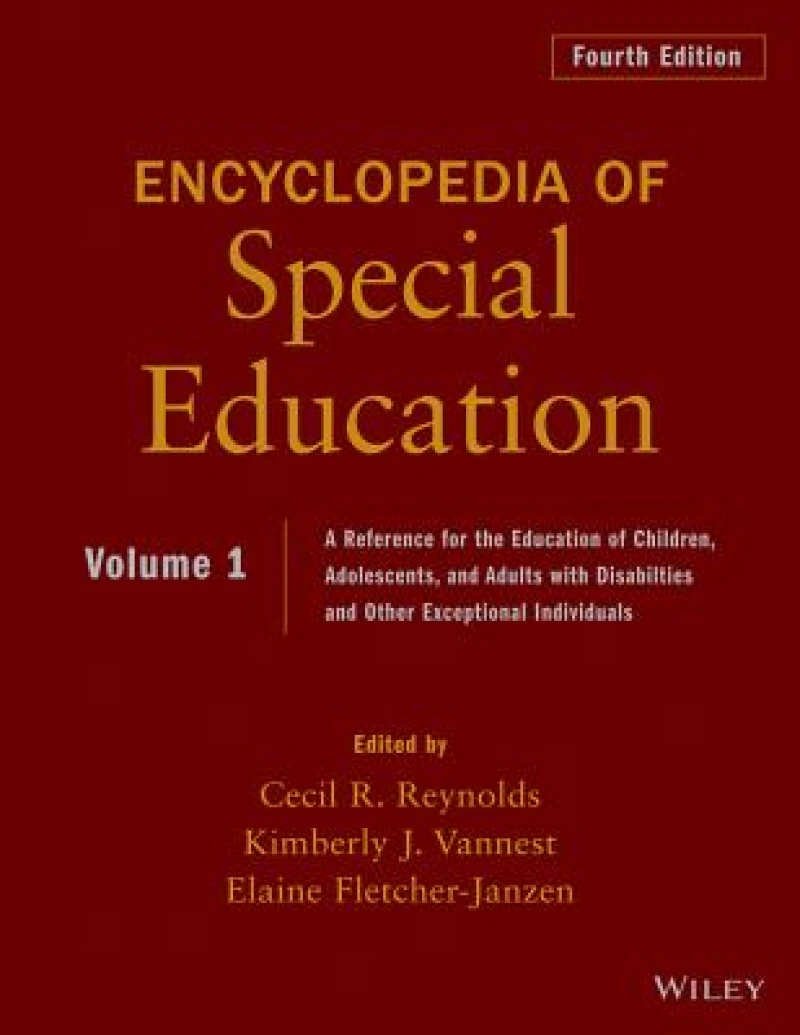 Encyclopedia of Special Education, Volume 1