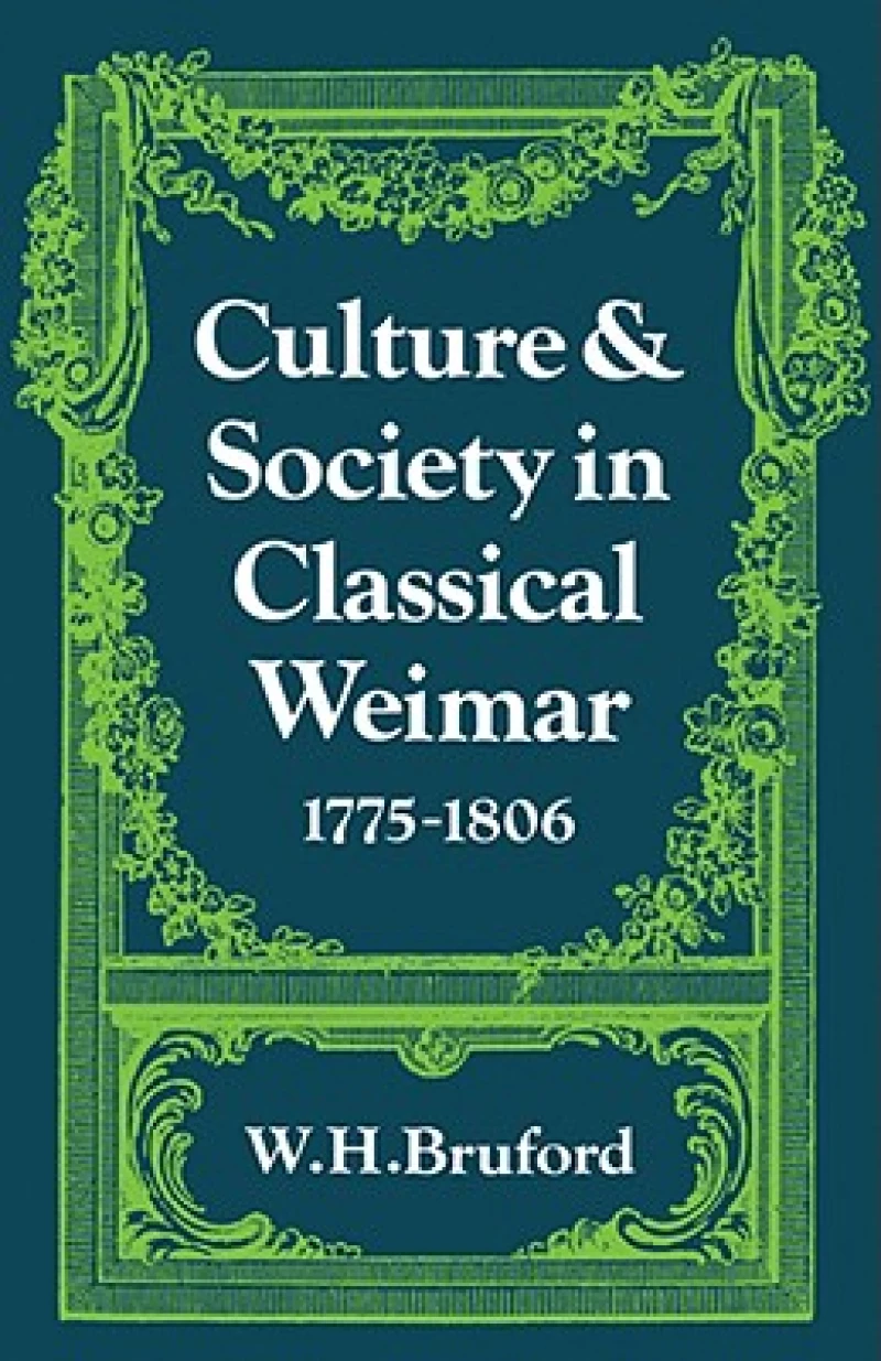 Culture and Society in Classical Weimar 1775–1806