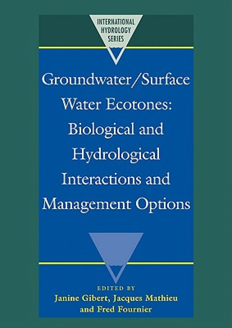 Groundwater/Surface Water Ecotones
