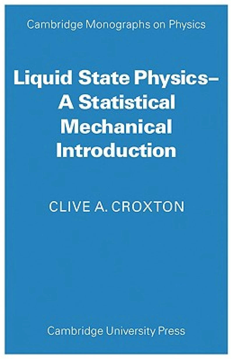 Liquid State Physics