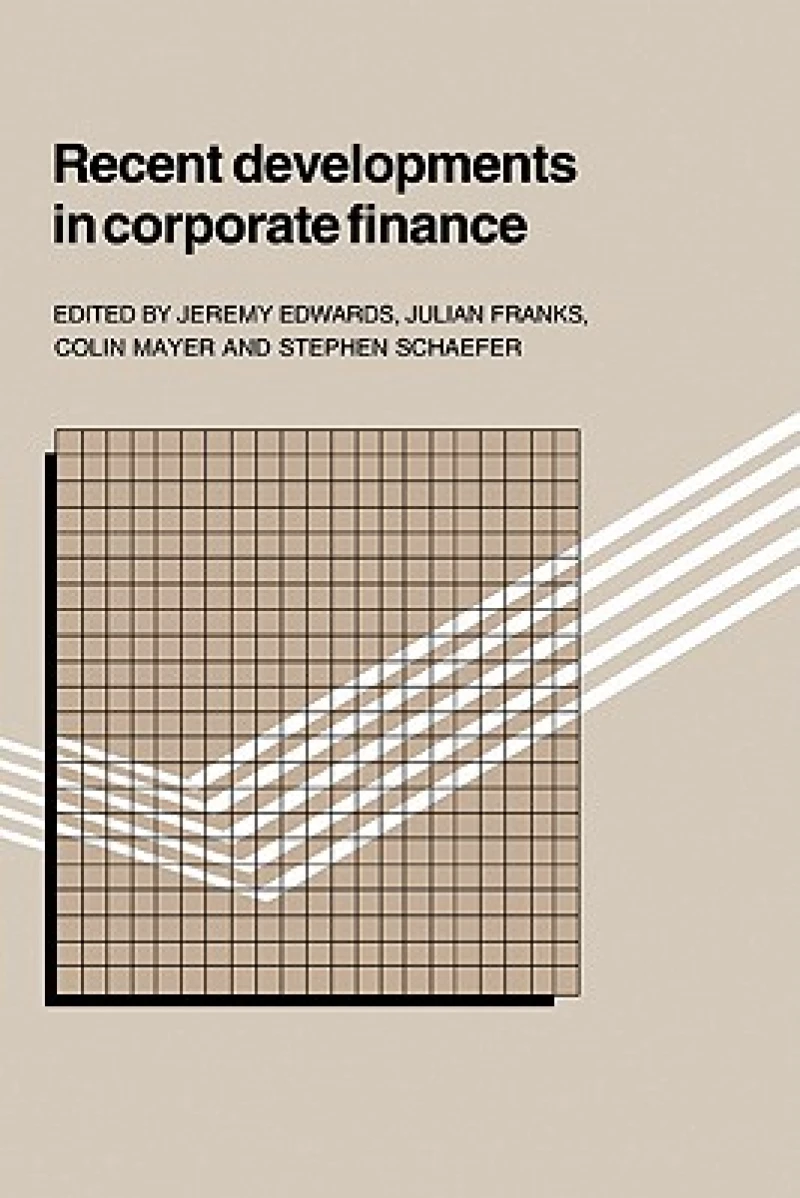 Recent Developments in Corporate Finance