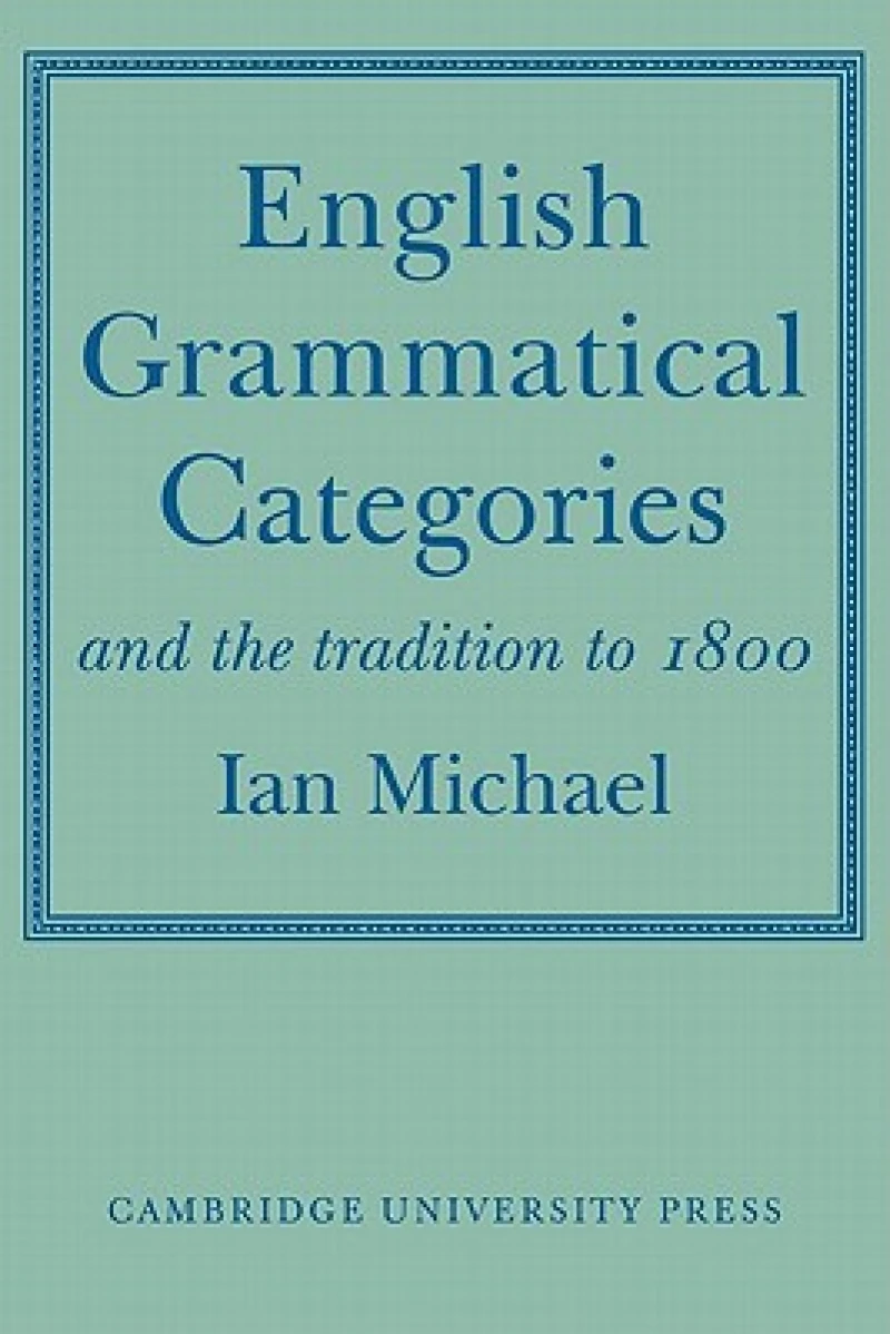 English Grammatical Categories