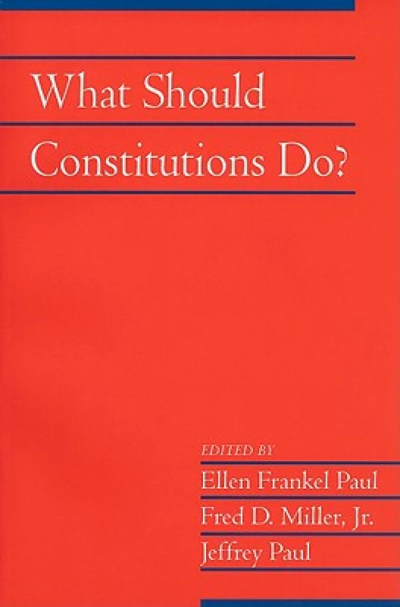 What Should Constitutions Do?