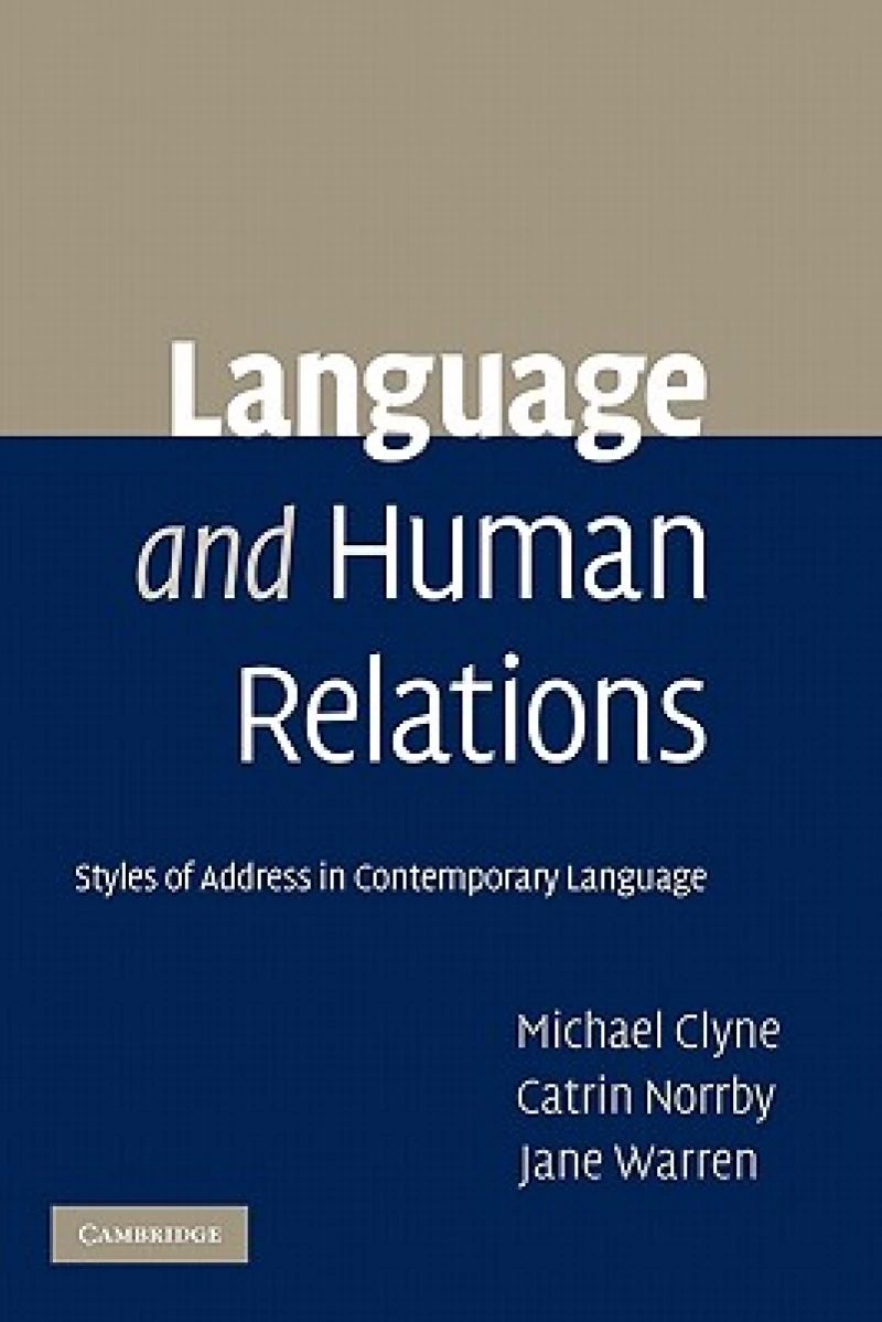 Language and Human Relations