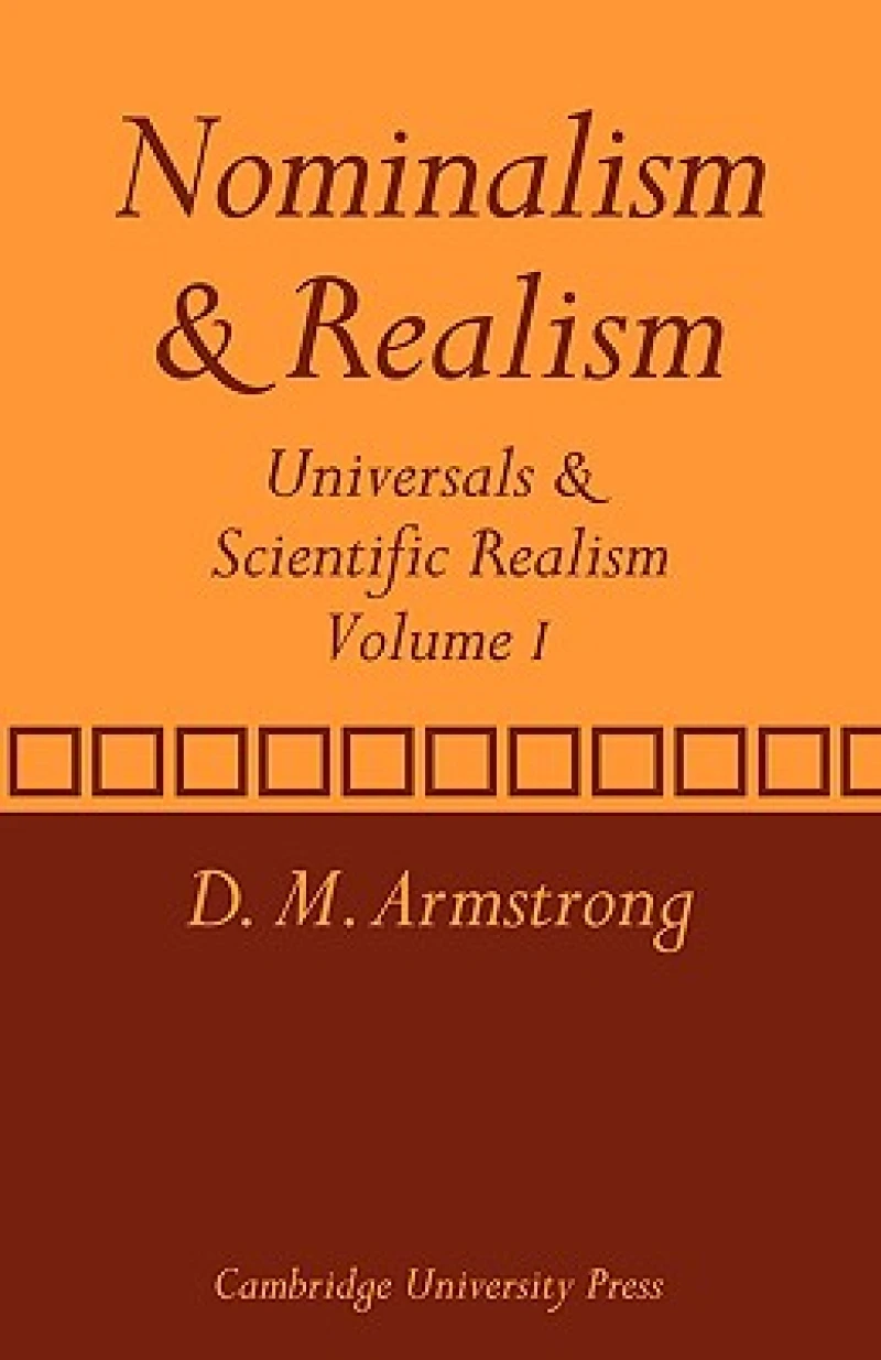 Nominalism and Realism: Volume 1