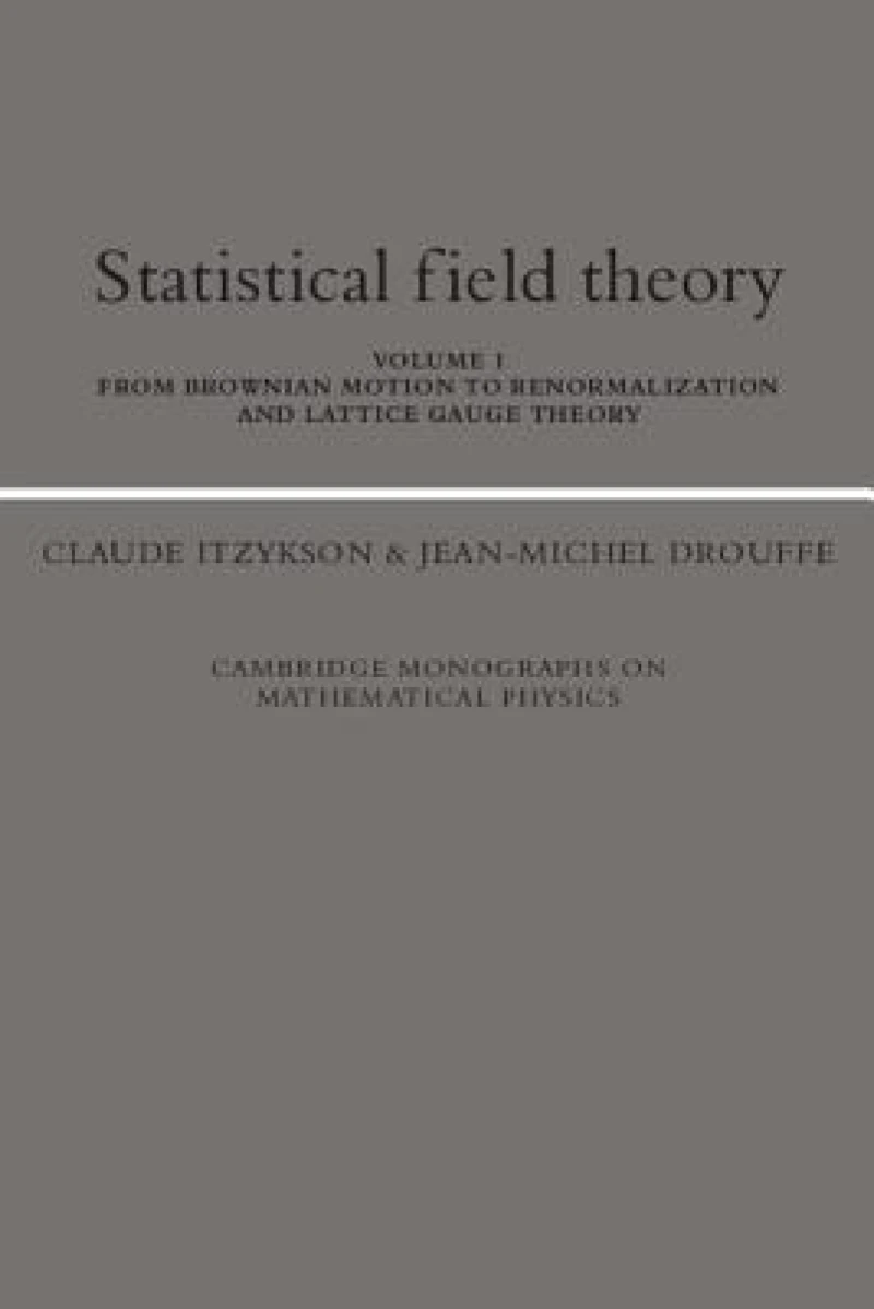 Statistical Field Theory: Volume 1, From Brownian Motion to Renormalization and Lattice Gauge Theory
